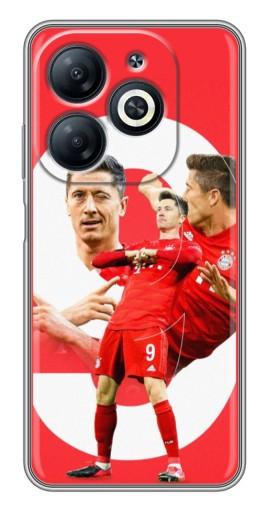 Чехол с принтом "Левандовски" для Infinix Smart 8