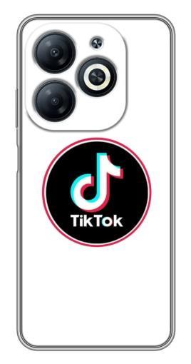 Чехол с печатью "Лого Тик Ток" для Infinix Smart 8