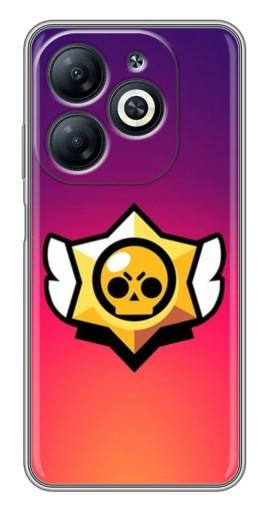 Чехол с печатью "Логотип Brawl Stars" для Infinix Smart 8