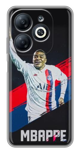 Силиконовый чехол с изображением "Mbappe в ПСЖ" для Infinix Smart 8