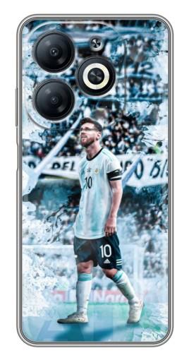Чехол с печатью "Месси в Аргентине" для Infinix Smart 8