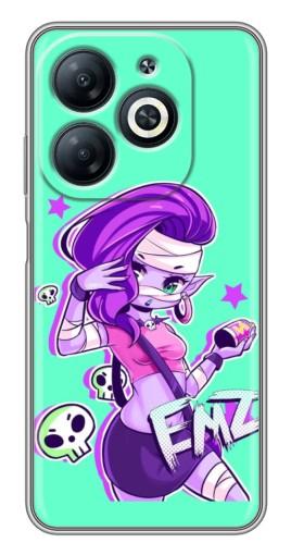 Чехол с принтом "Милая Emz" для Infinix Smart 8