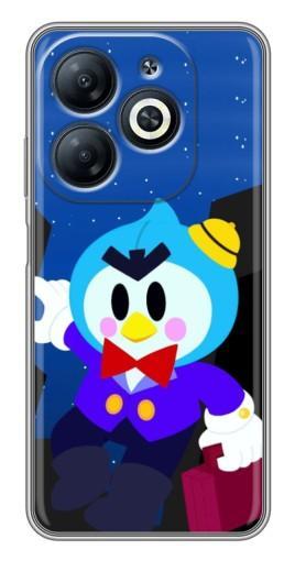 Силиконовый чехол с изображением "Мистер Пи с чемоданчиком" для Infinix Smart 8
