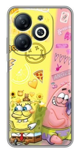 Чехол с принтом "Модный разговор" для Infinix Smart 8