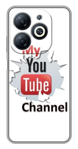 Чехол с принтом "My YouTube" для Infinix Smart 8