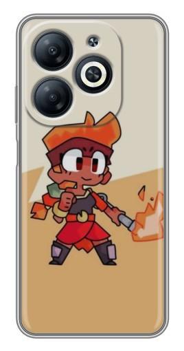 Чехол с печатью "Нарисованная Amber" для Infinix Smart 8