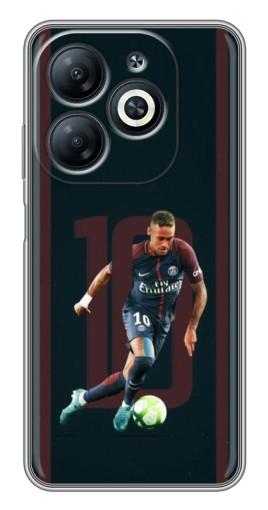 Силиконовый чехол с изображением "Неймар 10" для Infinix Smart 8