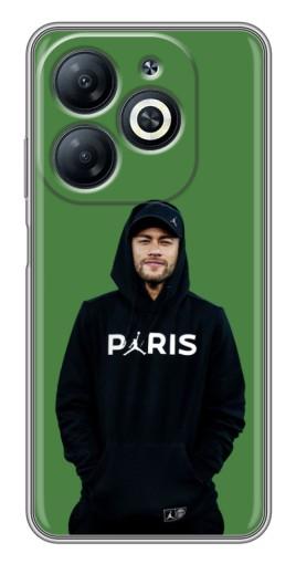 Чехол с картинкой "Неймар Paris" для Infinix Smart 8