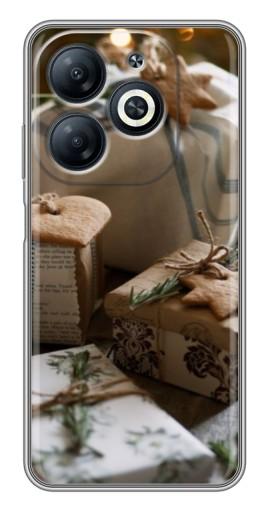 Силиконовый чехол с изображением "Нежные подарки" для Infinix Smart 8