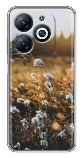 Чехол с картинкой "Нежные полевые цветы" для Infinix Smart 8