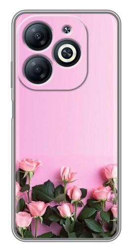 Силиконовый чехол с изображением "Нежные розы" для Infinix Smart 8