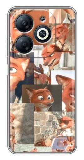 Чехол с картинкой "Ник Крутихвост" для Infinix Smart 8
