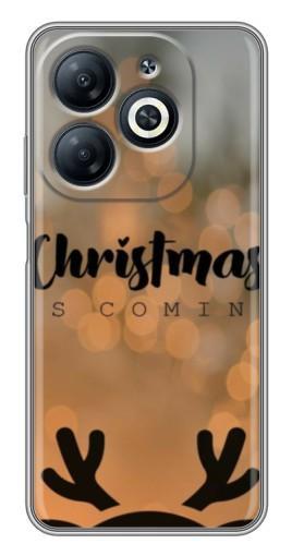 Чехол с картинкой "Новогодняя заставка" для Infinix Smart 8
