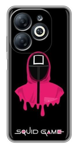 Силиконовый чехол с изображением "Охранник с Квадратом" для Infinix Smart 8