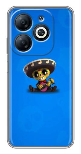 Чехол с печатью "Poco с гитарой" для Infinix Smart 8