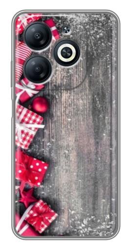 Силиконовый чехол с изображением "Подарочный фон" для Infinix Smart 8