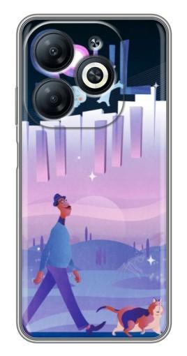 Силиконовый чехол с изображением "Постер к мультику" для Infinix Smart 8