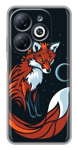 Силиконовый чехол с изображением "Рыжая лиса" для Infinix Smart 8