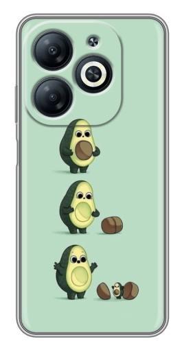 Чехол с принтом "Рождение авокадо" для Infinix Smart 8