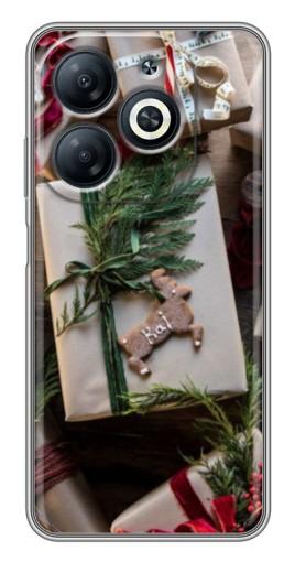 Чехол с картинкой "Рождественские подарки" для Infinix Smart 8