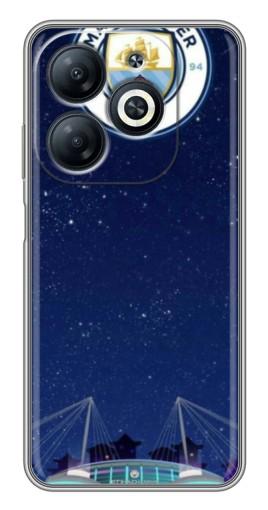 Силиконовый чехол с изображением "Стадион Ман Сити" для Infinix Smart 8