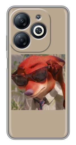 Чехол с принтом "Стильный Ник" для Infinix Smart 8