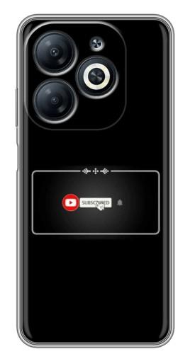 Чехол с картинкой "subscribed" для Infinix Smart 8
