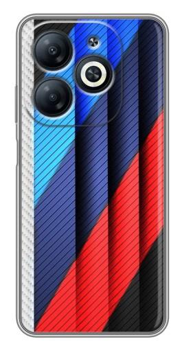 Чехол с картинкой "Цвета лого БМВ" для Infinix Smart 8