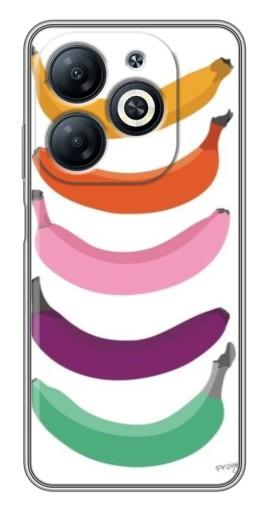 Чехол с картинкой "Цветные бананы" для Infinix Smart 8