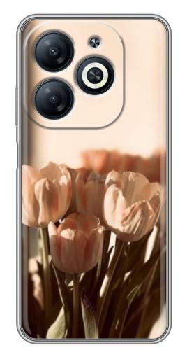 Чехол с принтом "Тюльпаны на солнце" для Infinix Smart 8
