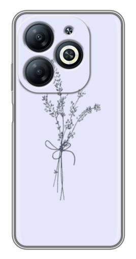 Силиконовый чехол с изображением "Веточки лаванды" для Infinix Smart 8