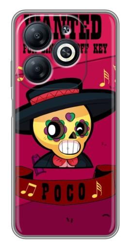 Силиконовый чехол с изображением "WANTED POCO" для Infinix Smart 8