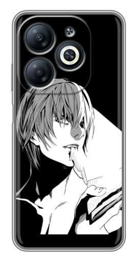 Чехол с принтом "Ягами с блокнотом" для Infinix Smart 8
