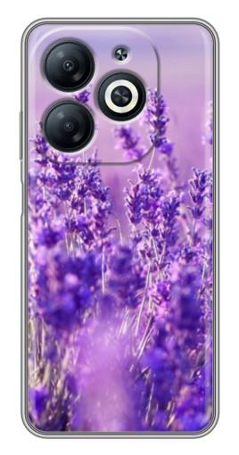Силиконовый чехол с изображением "Яркая лаванда" для Infinix Smart 8