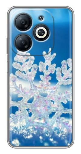 Чехол с картинкой "Яркая снежинка" для Infinix Smart 8