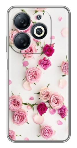 Силиконовый чехол с изображением "Яркие розы" для Infinix Smart 8