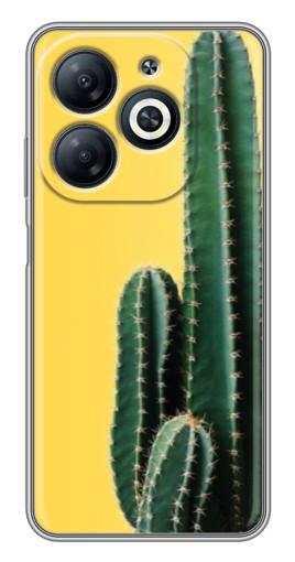Чехол с печатью "Яркий кактус" для Infinix Smart 8