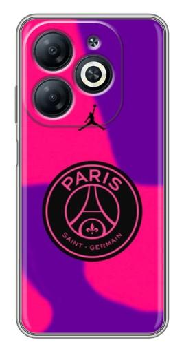 Чехол с принтом "Яркий лого PSG" для Infinix Smart 8