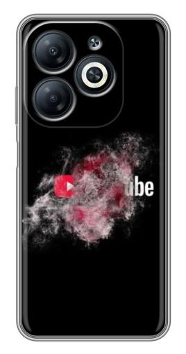 Чехол с картинкой "Яркий Ютуб" для Infinix Smart 8