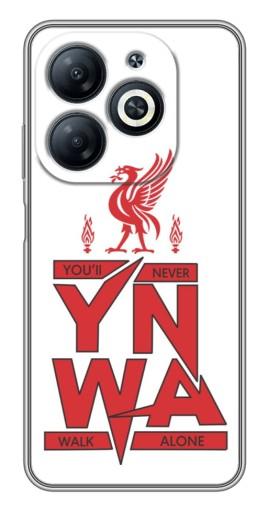Силиконовый чехол с изображением "YNWA" для Infinix Smart 8