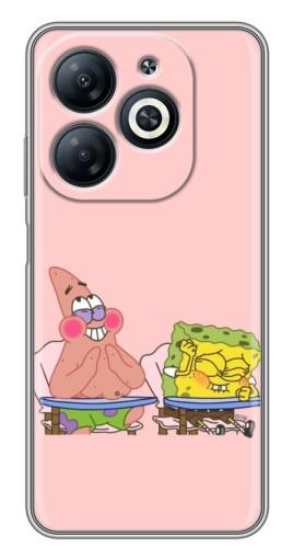 Чехол с картинкой "За партой" для Infinix Smart 8