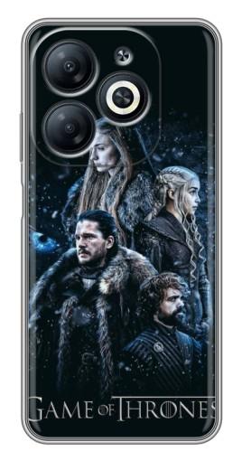 Чехол с печатью "Зима близко" для Infinix Smart 8