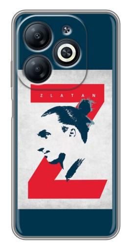 Чехол с принтом "Zlatan" для Infinix Smart 8