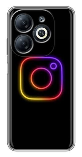 Чехол с принтом "Значок Инсты" для Infinix Smart 8