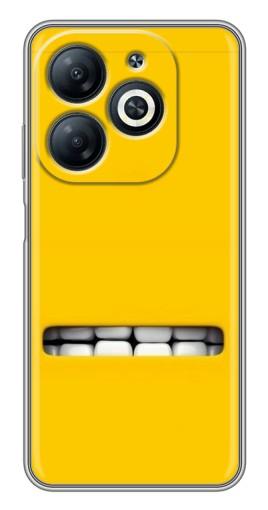 Чехол с печатью "Зубы миньона" для Infinix Smart 8