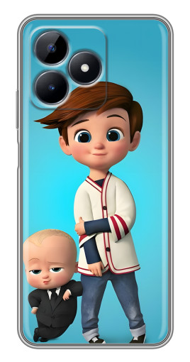 Чехол с картинкой "Boss and Boy" для Realme C51