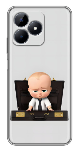 Чехол с картинкой "Босс с чемоданом" для Realme C51