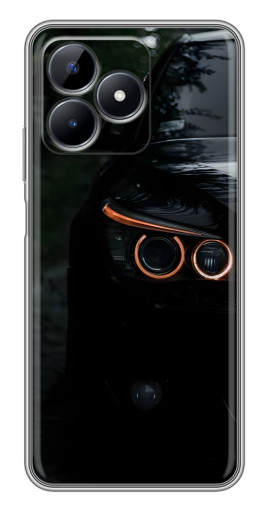 Чехол с печатью "Черный БМВ" для Realme C51
