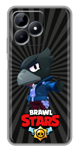Чехол с принтом "Crow Brawl Stars" для Realme C51
