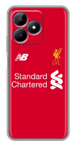 Силиконовый чехол с изображением "Форма Liverpool" для Realme C51